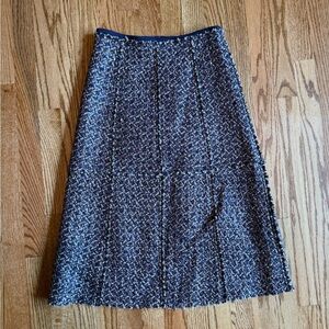 Tory Burch Fringe Tweed Skirt Size 2